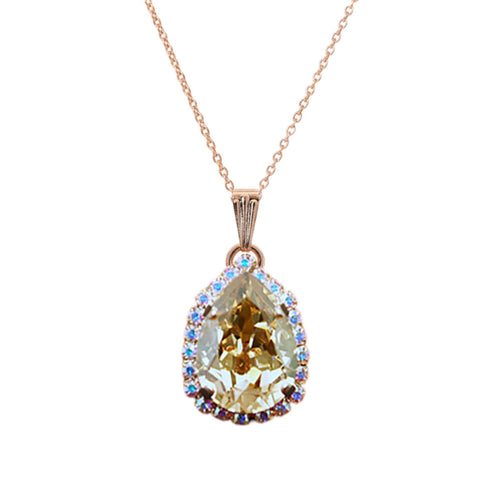 Komplektas "Debesu Piliens III (Golden Shadow)" su Swarovski™ kristalais